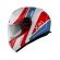Capacete Articulado Givi X21 Globe Escamoteavel Robocop C/ Óculos - BRANCO/ VERMELHO/ AZUL