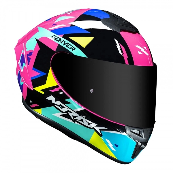 Capacete Norisk Fechado  Supra Denver - Rosa