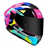 Capacete Norisk Fechado  Supra Denver - Rosa