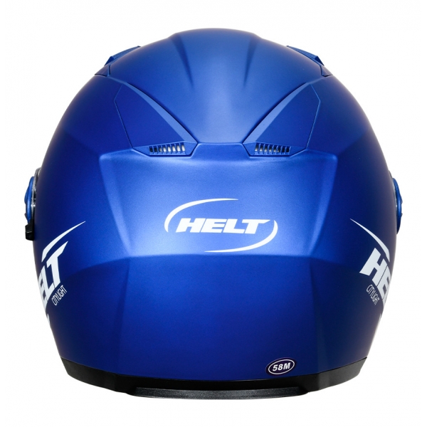 Capacete Helt Aberto Com Óculos Solar Interno Citylight  -  Azul Fosco