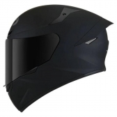 Capacete  Kyt Fechado Tt Course Plain Matt Black - Preto Fosco