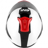 Capacete Givi  Articulado Com Óculos Solar Interno X21 Spirit Brilhoso - Branco/ Preto/ Vermelho