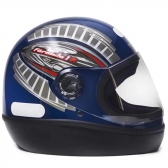 Capacete Taurus Fechado Fórmula 1r Grafic - Azul