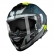 Capacete Ls2 Fechado Com Óculos Solar Interno Ff800 Storm Sprinter - Matt Black / Silver / Cobalt