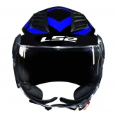 Capacete Ls2 Aberto  Airflow Starwar – Branco / Azul