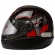 Capacete Taurus Fechado Fórmula 1r Neo  - Preto Fosco / Vermelho