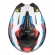 Capacete Mt Atom 2 Articulado Com Óculos Solar Interno Bast A0 Perolizado Branco / Azul / Vermelho