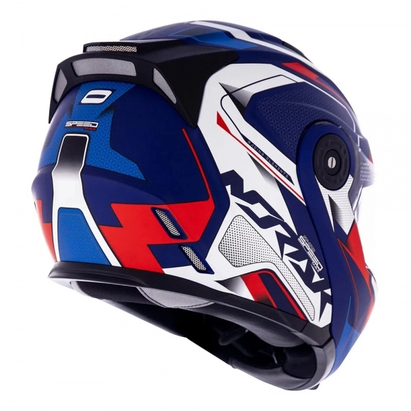 Capacete Norisk Articulado  Route Ff345 Speedmax – Azul Fosco/Branco