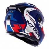 Capacete Norisk Articulado  Route Ff345 Speedmax – Azul Fosco/Branco