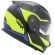 Capacete Givi 50.5 Iron Fechado Com Óculos Solar Interno - Preto / Amarelo / Azul