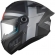 Capacete Mt Fechado Targo S Britain C2  - Cinza / Preto Fosco