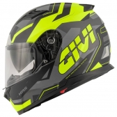 Capacete Givi Fechado Com Óculos Solar Interno - 50.5 Camo - Preto/Amarelo