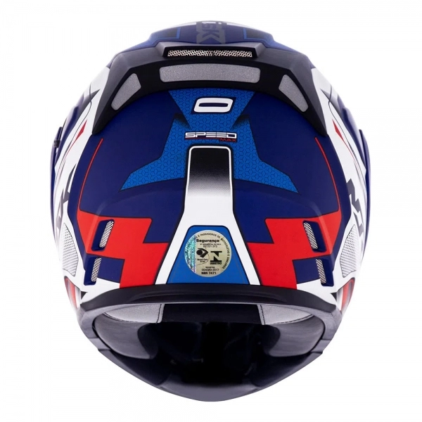 Capacete Norisk Articulado  Route Ff345 Speedmax – Azul Fosco/Branco
