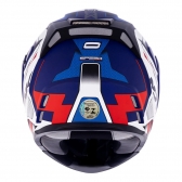 Capacete Norisk Articulado  Route Ff345 Speedmax – Azul Fosco/Branco
