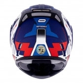 Capacete Norisk Articulado  Route Ff345 Speedmax – Azul Fosco/Branco