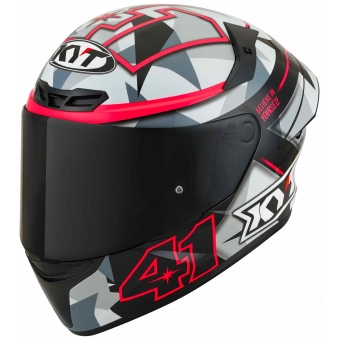 Capacete  Kyt Fechado Tt Course Espargaro   - Fúcsia