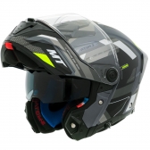 Capacete Mt Atom 2 Articulado Com Óculos Solar Interno B2 - Cinza Fosco