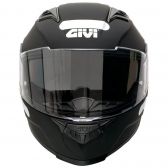 Capacete Givi 50.5 Preto Fosco Monocolor Fechado Com Óculos Solar Interno