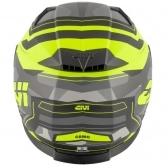 Capacete Givi Fechado Com Óculos Solar Interno - 50.5 Camo - Preto/Amarelo