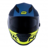 Capacete Norisk Fechado  Soul Advance Manty – Azul Fosco / Amarelo
