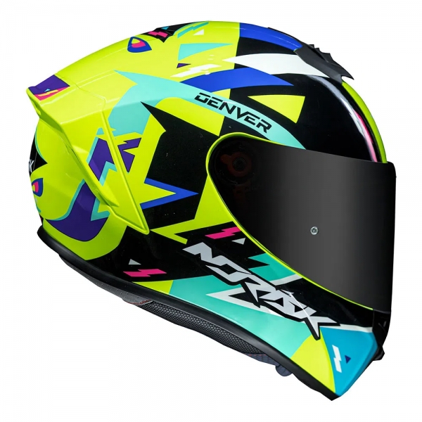 Capacete Norisk Fechado  Supra Denver -  Amarelo
