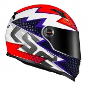 Capacete Ls2 Fechado Classic Ff358 Speedy - Roxo / Laranja