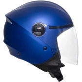 Capacete Taurus  Aberto Joy23 By II - Forração de couro na lateral Interna - Azul