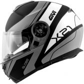 Capacete Articulado Givi X21 Globe Escamoteavel Robocop C/ Óculos - PRETO FOSCO/ CINZA/ PRATA