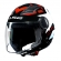 Capacete Ls2 Aberto  Airflow Starwar – Branco /vermelho