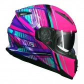 Capacete Norisk Fechado  Soul Advance - Rosa