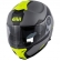 Capacete Givi Articulado Com Óculos Solar Interno X21 Spirit   - Cinza Fosco/ Preto/ Amarelo