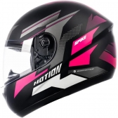 Capacete Peels Fechado  Spike Motion - Preto Fosco / Rosa