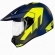Capacete Esportivo Bieffe 3 Sport React Cross Trilha C/ Viseira – Azul / Amarelo