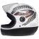 Capacete Taurus Fechado Fórmula 1r Grafic - Branco
