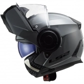 Capacete Ls2 Articulado Com Óculos Solar Interno Scope Monocolor - Nardo Grey