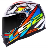 Capacete Ls2 Fechado  Classic Ff358 Xdron - Neon Laranja