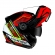 Capacete Norisk Articulado Com Óculos Solar Interno Route Ff345 Charge -  vermelho / Preto