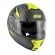 Capacete Givi Articulado  X21 Shiver Escamoteavel Robocop C/ Óculos - PRETO / TITANIUM / AMARELO FOSCO