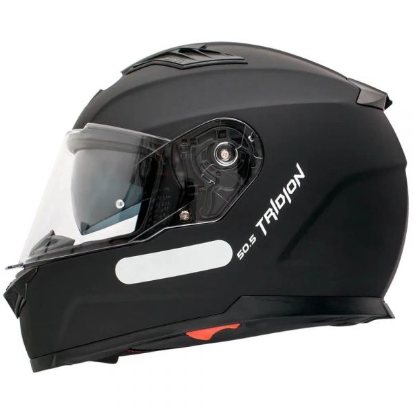 Capacete Givi 50.5 Preto Fosco Monocolor Fechado Com Óculos Solar Interno