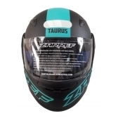 Capacete Taurus Articulado Zarref New Neon – Preto Fosco / Azul / Magenta