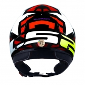Capacete Ls2 Aberto  Airflow Starwar – Branco /vermelho