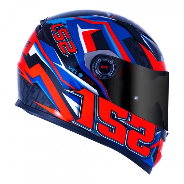 Capacete  Ls2 Fechado Classic Ff358 Veloxer - Laranja
