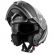 Capacete Givi Articulado  X21 Shiver Escamoteavel Robocop C/ Óculos - TITANIUM / PRATA FOSCO