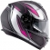 Capacete Givi Articulado Com Óculos Solar Interno X21 Shiver - TITANIUM / PRATA / ROSA FOSCO