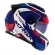 Capacete Norisk Articulado  Route Ff345 Speedmax – Azul Fosco/Branco