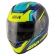 Capacete Givi Fechado Com Óculos Solar Interno 50.5 Stoccarda Blade  - Azul/Amarelo