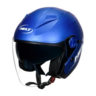 Capacete Helt Aberto Com Óculos Solar Interno Citylight  -  Azul Fosco