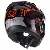 Capacete Peels Aberto Com óculos Solar Interno Mirage Nazka - Preto Brilhoso / Camaleão