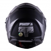 Capacete Ls2 Fechado Com Óculos Solar Interno Stream Hunter  - Preto / Cinza