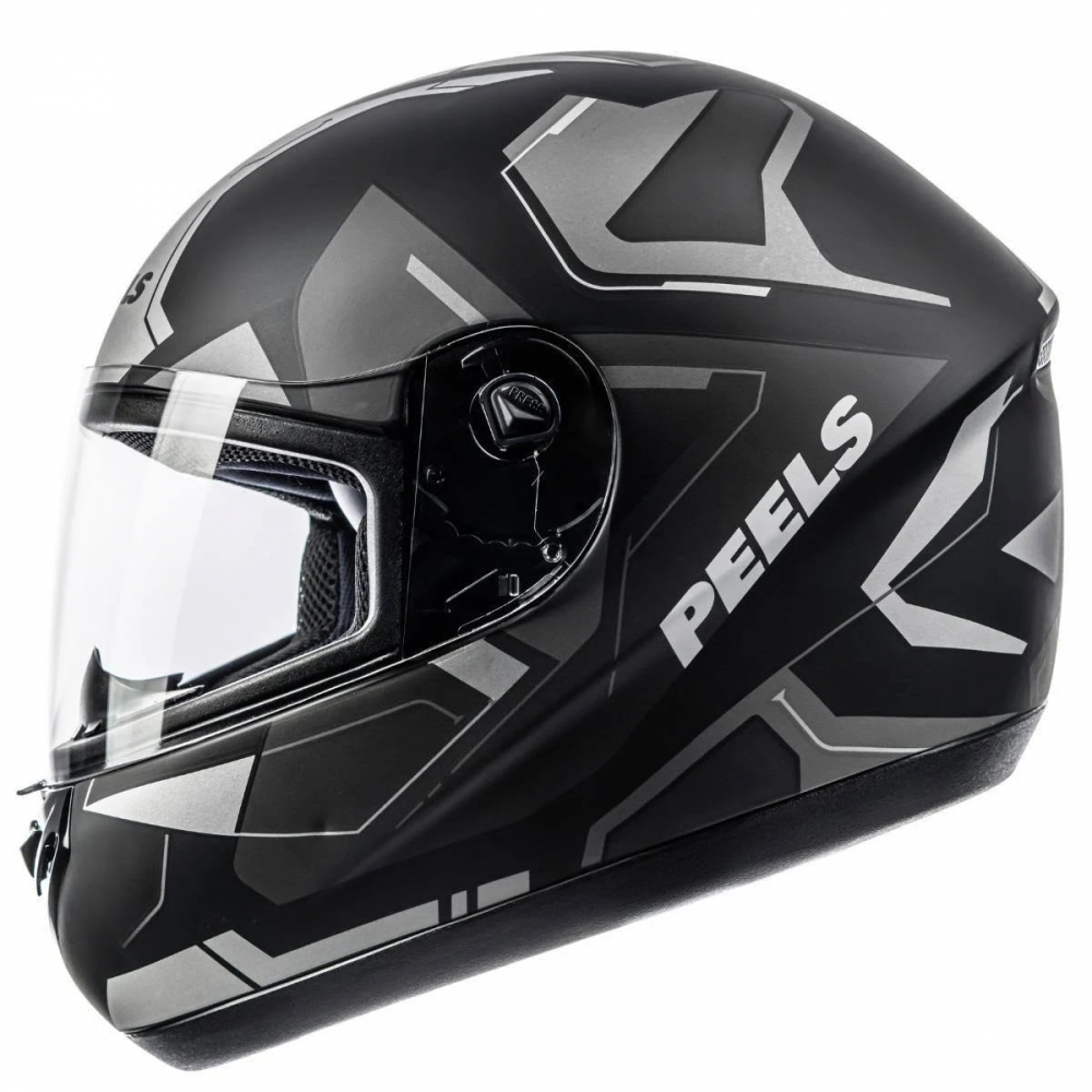 Capacete Peels Fechado  Spike Lup - Preto / Grafite